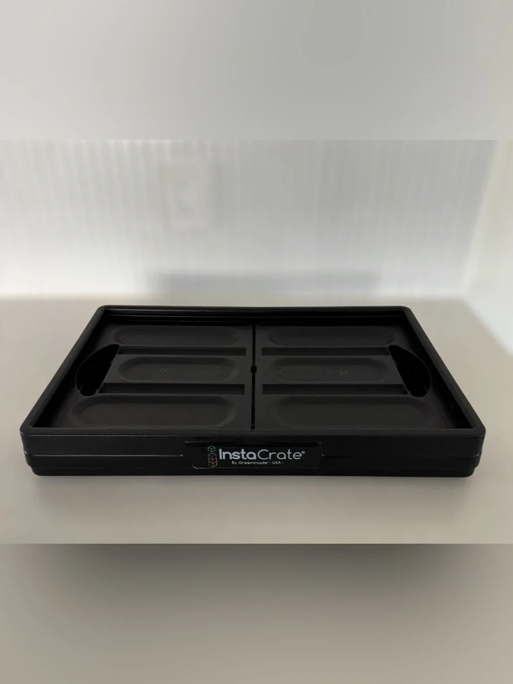 InstaCrate Black Storage Bin Collapsable